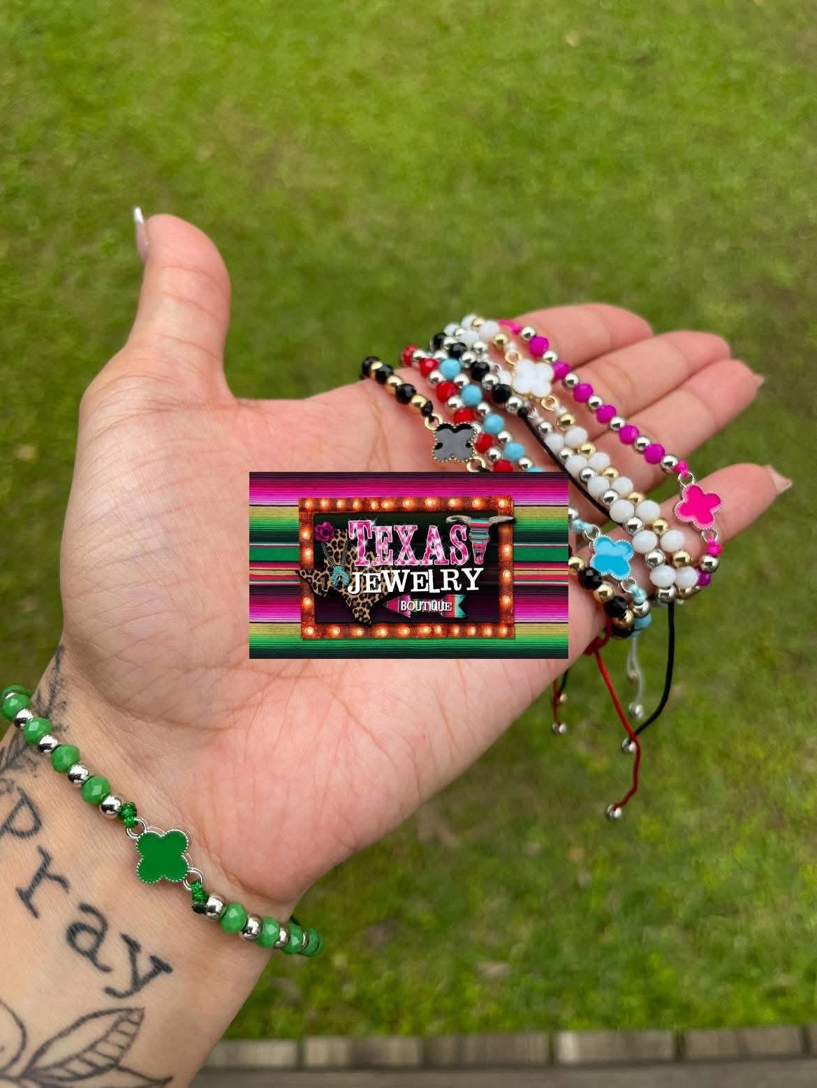 Clover leaf bracelets