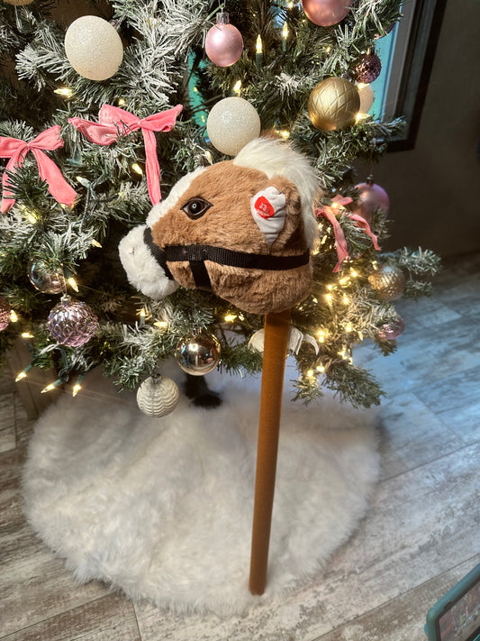 Horse head ride on stick