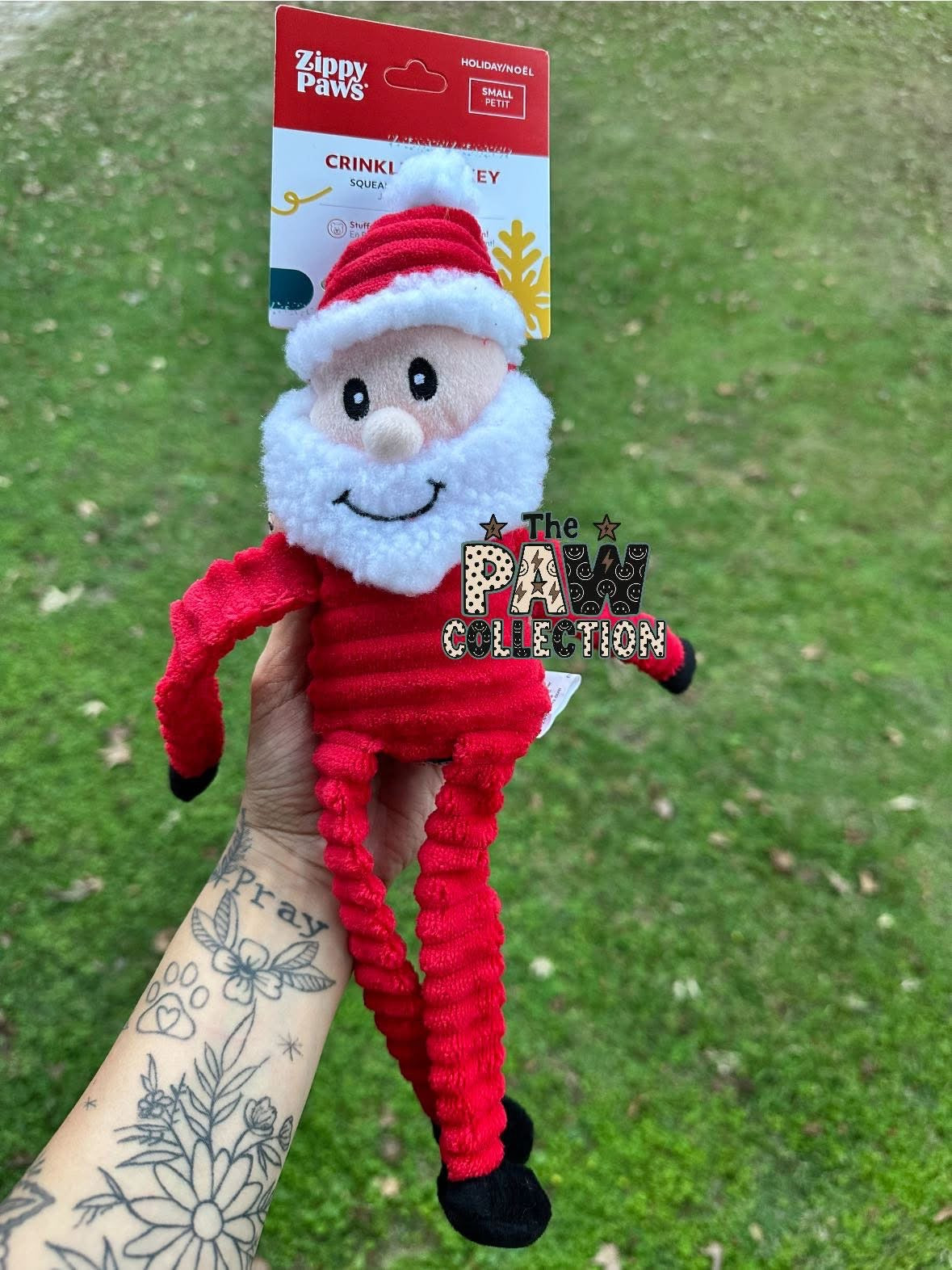 Santa dog plush toy