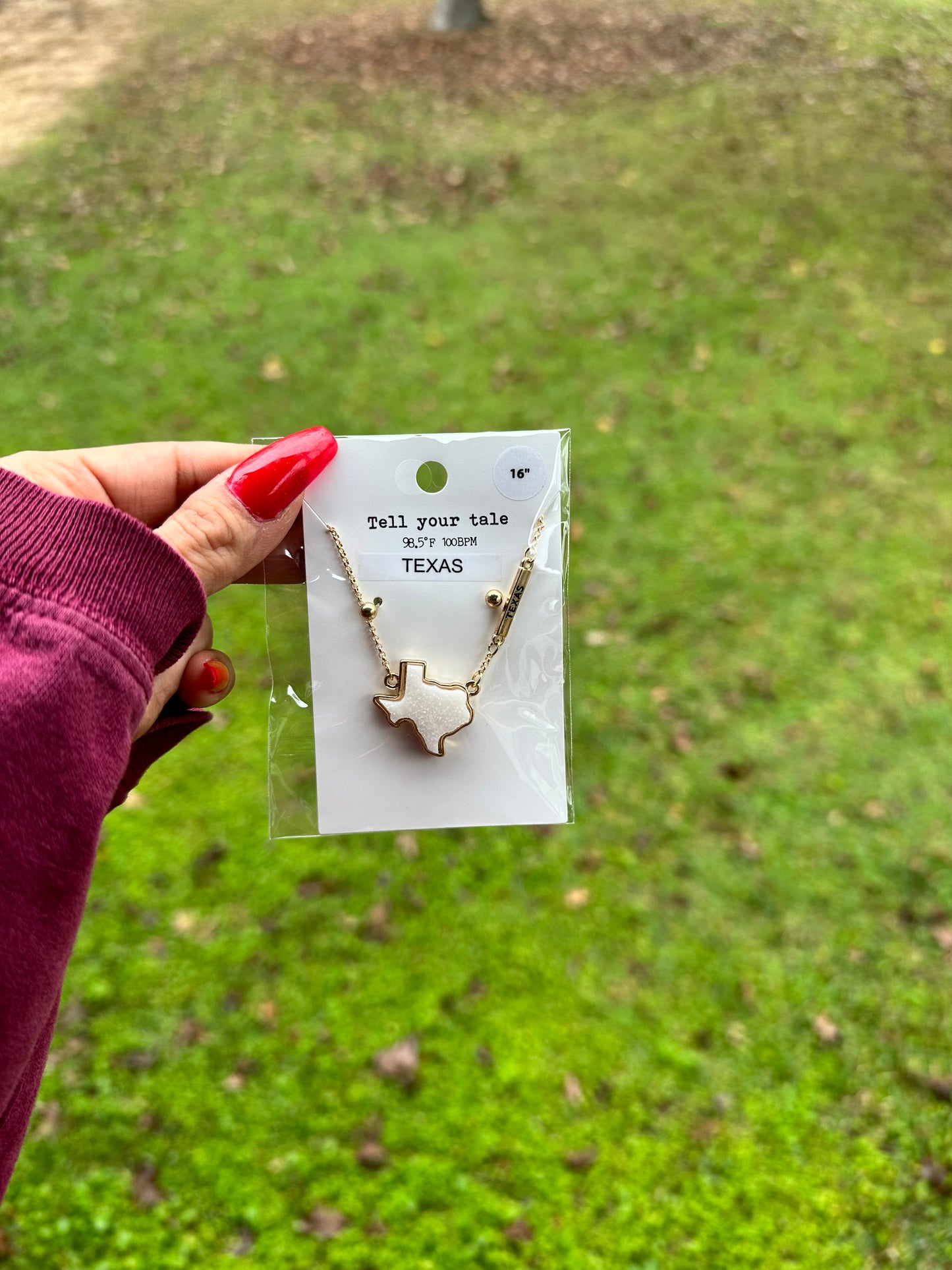 Tx necklace