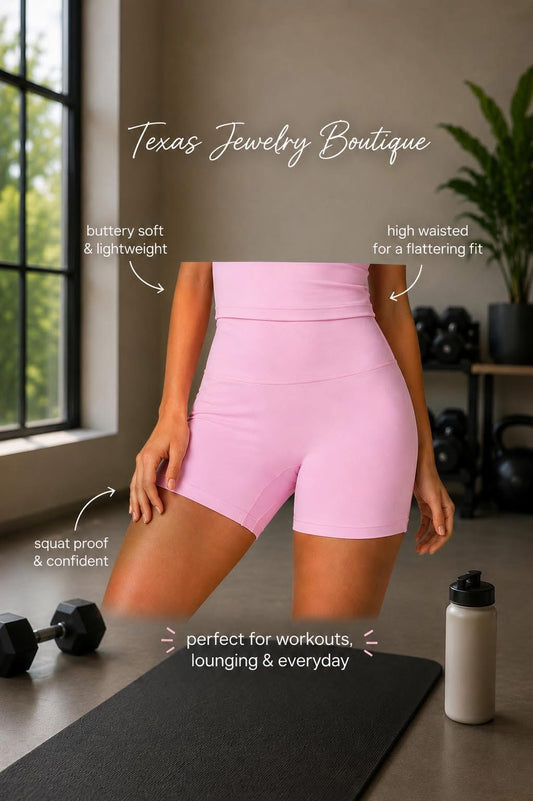 🎀 Buttery Soft High-Waisted Yoga Shorts 🎀