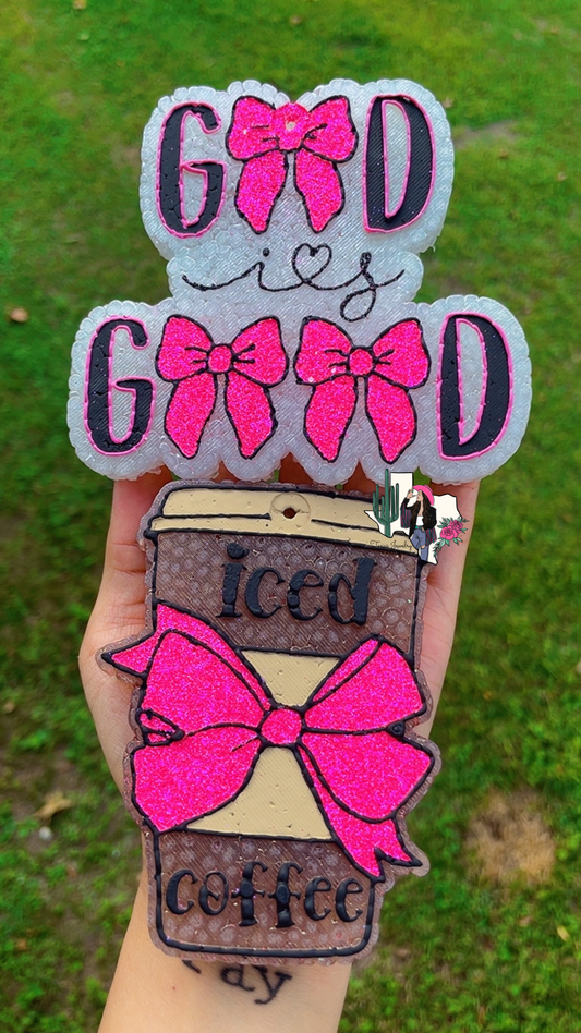 God is good & iced coffee latte freshies bundle ws